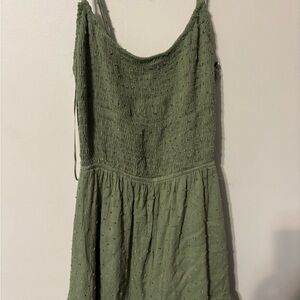 Le Lis Olive Textured Dress